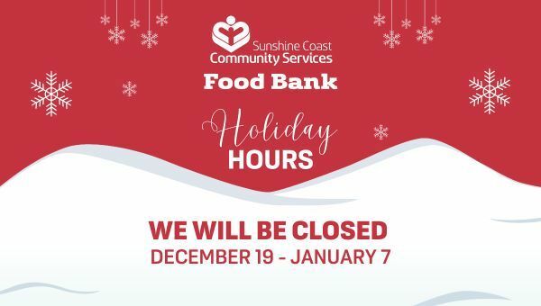 Community Services Food Bank Holiday Hours